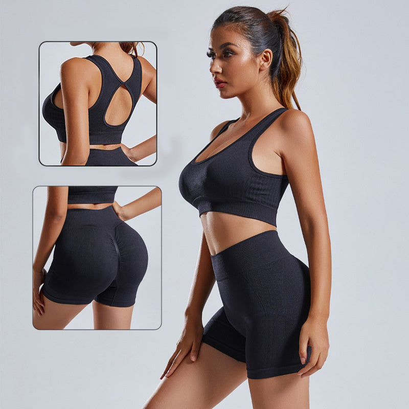 2-Piece Women's Seamless Yoga & Workout Set
