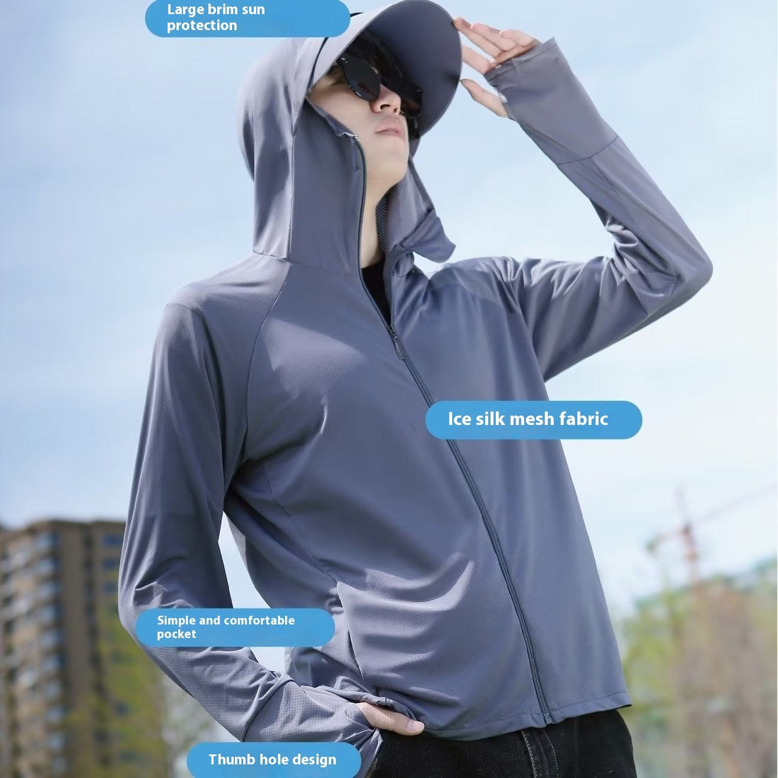 Men's UV-Protective Breathable Outdoor Fishing & Cycling Clothing