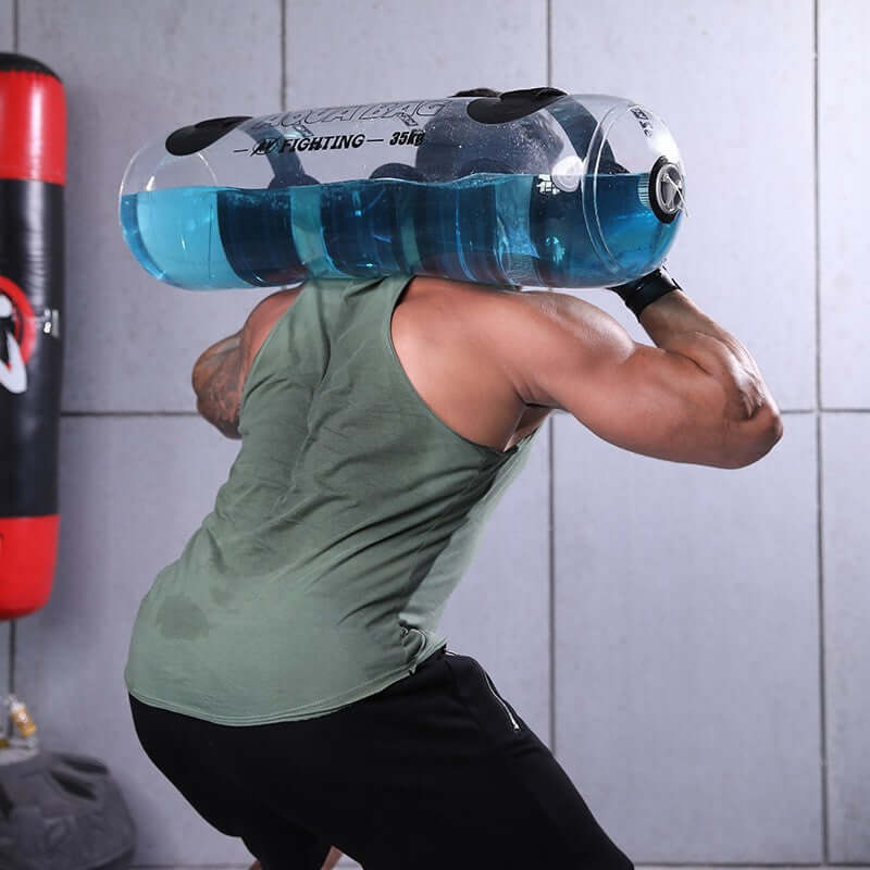 Transparent Water-Fillable Dumbbell for Fitness Training