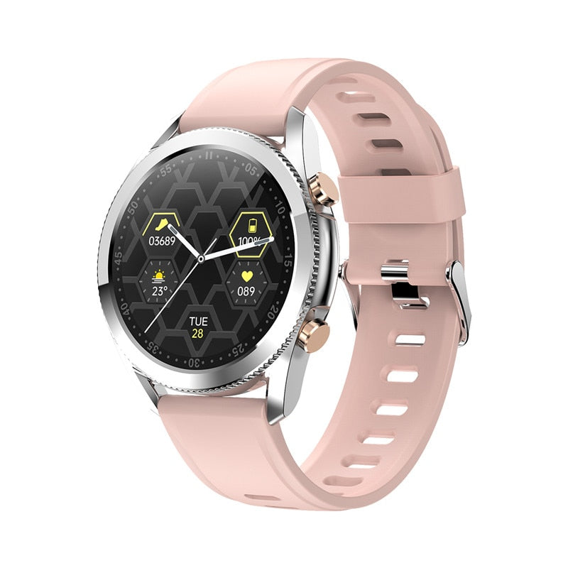 Bluetooth Waterproof Smartwatch with Fitness Weather Tracking