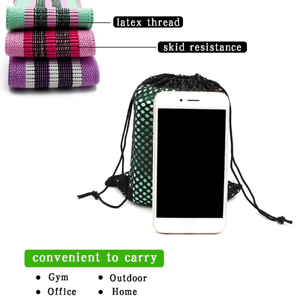 3-Piece Fitness Resistance Bands Set