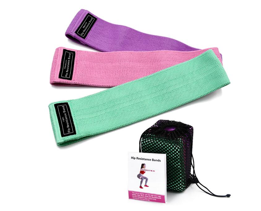 3-Piece Fitness Resistance Bands Set