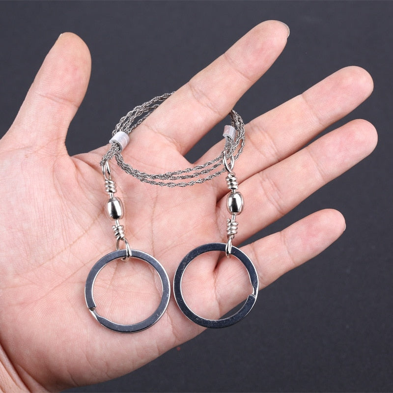 Portable Steel Wire Hand Chain Saw for Camping