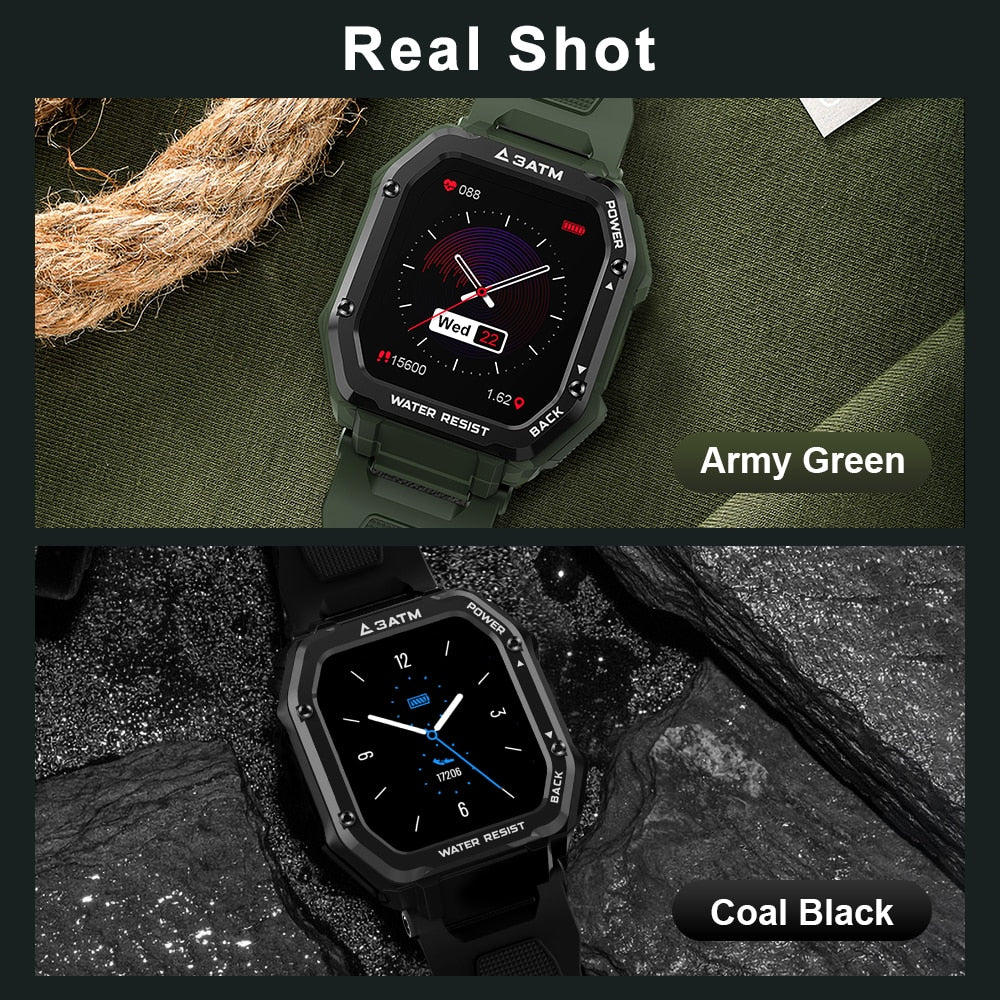 Rugged Smartwatch for Outdoor Fitness Tracking