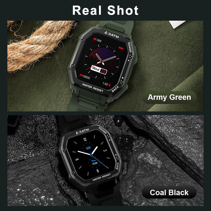 Rugged Smartwatch for Outdoor Fitness Tracking