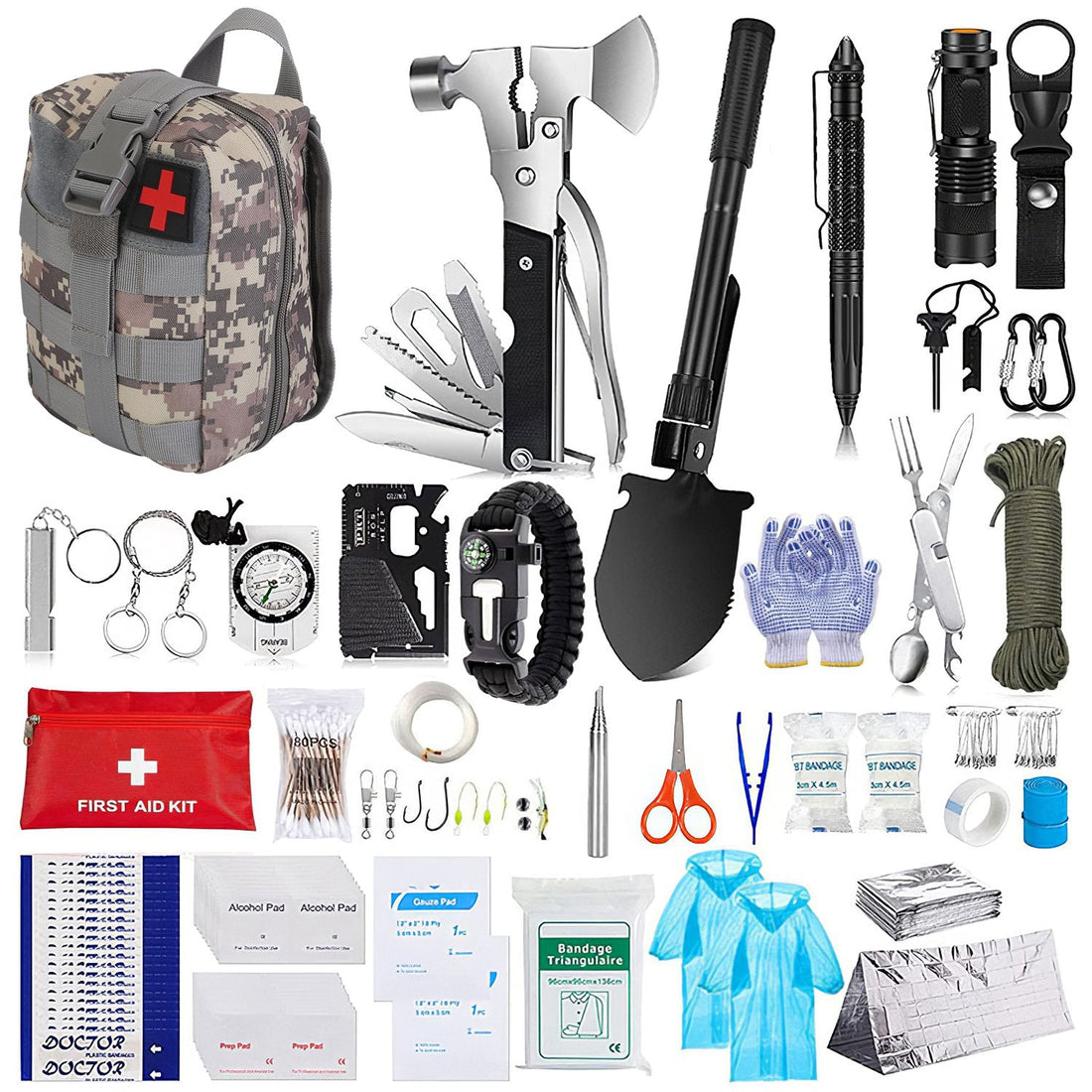 125-Piece Professional Emergency Survival Kit