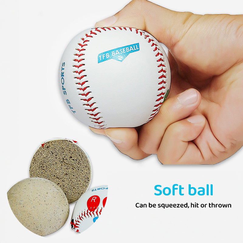 9-Inch Pitching Training Baseball with Grip Markers