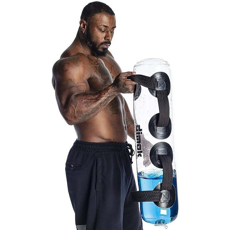 Transparent Water-Fillable Dumbbell for Fitness Training