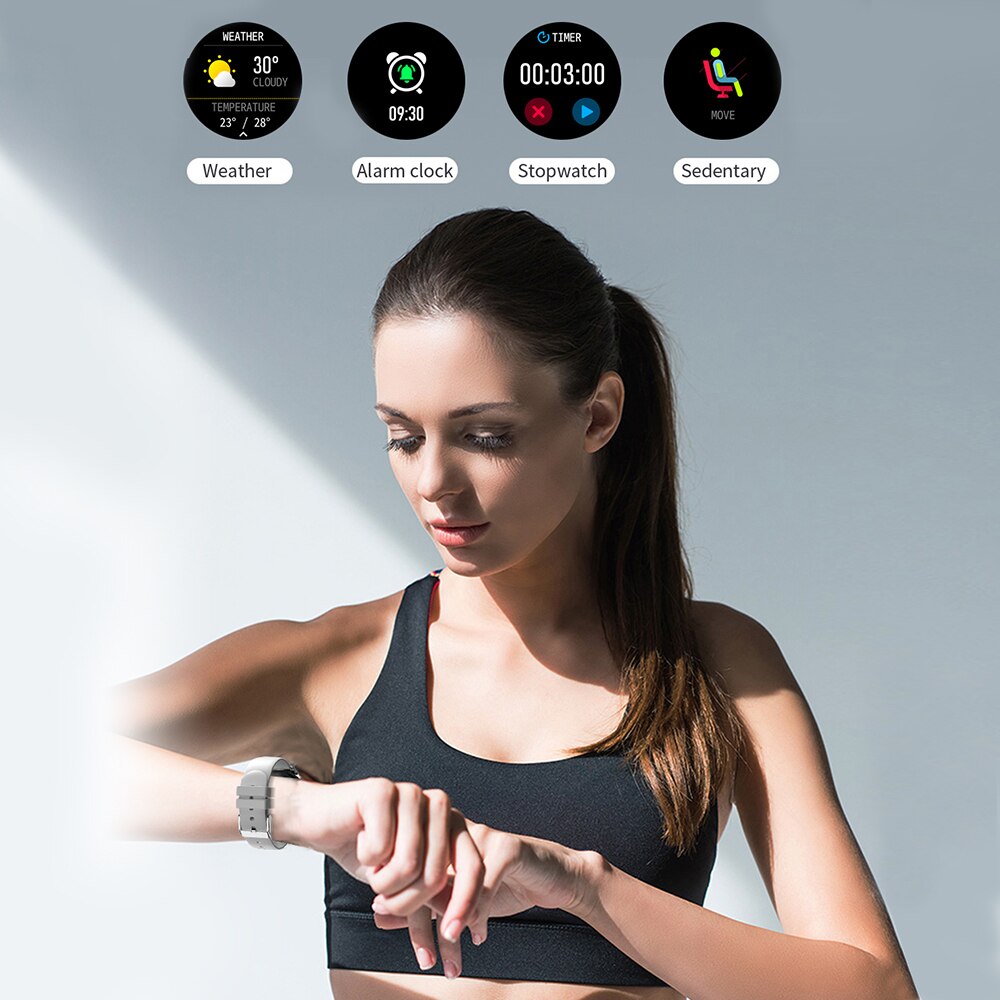V23 Full Touch Waterproof Fitness Smartwatch