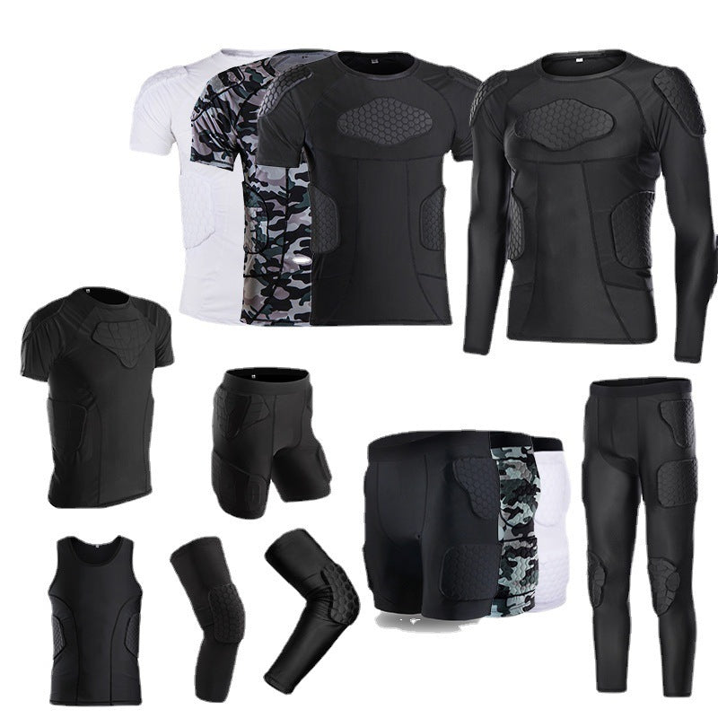 Anti-collision Football Training Suit Equipment Olive Jersey