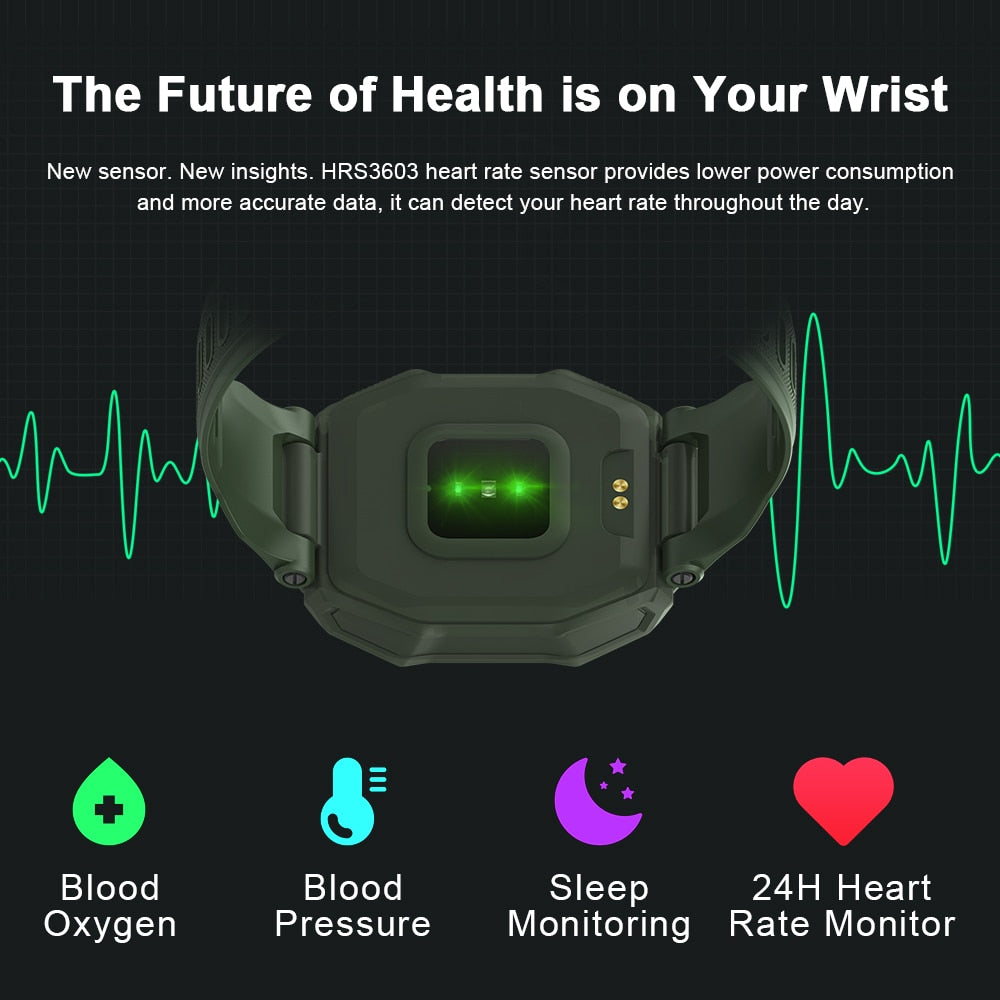 Rugged Smartwatch for Outdoor Fitness Tracking