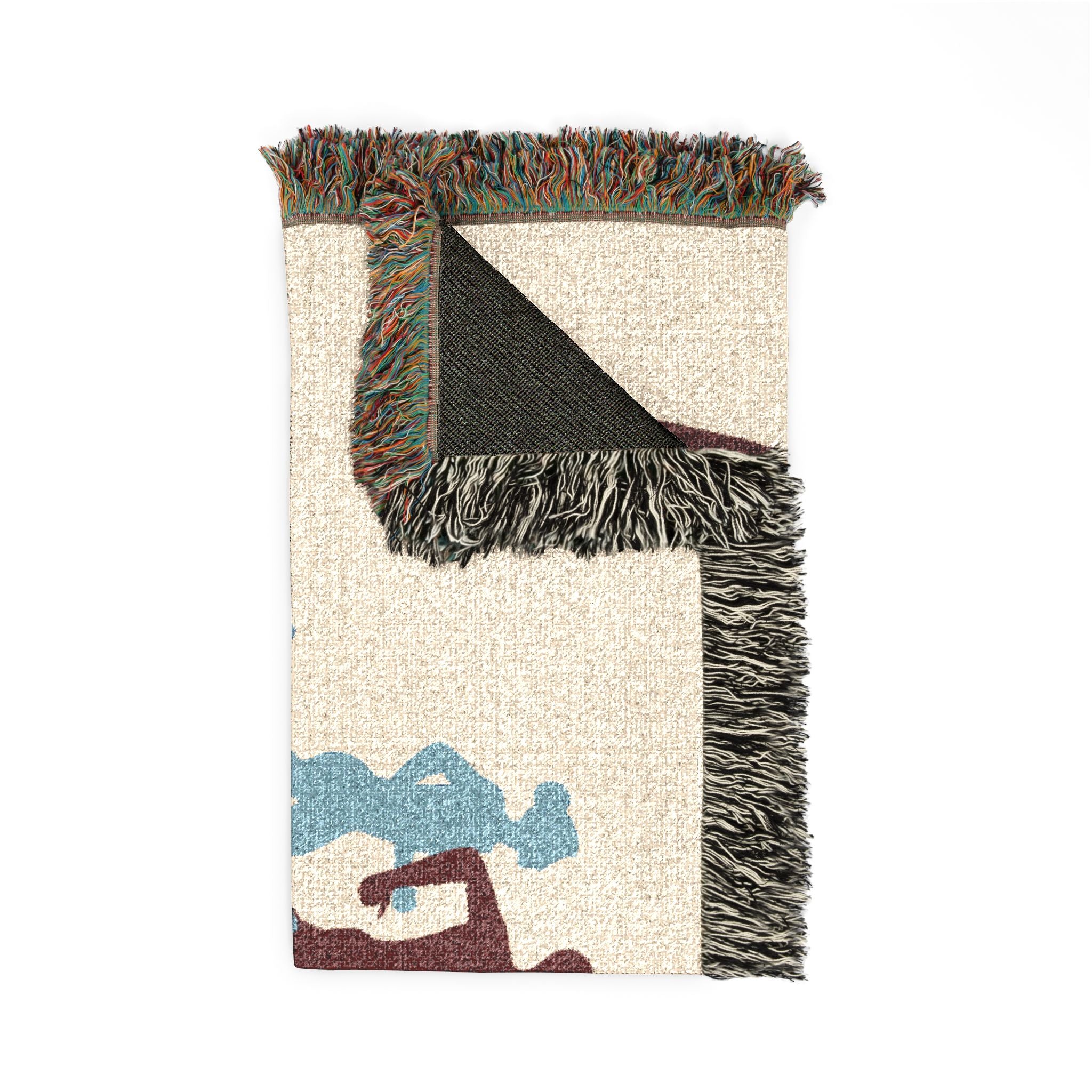 Woven Blanket — Outdoor Stride Co. Retro Running Logo Throw