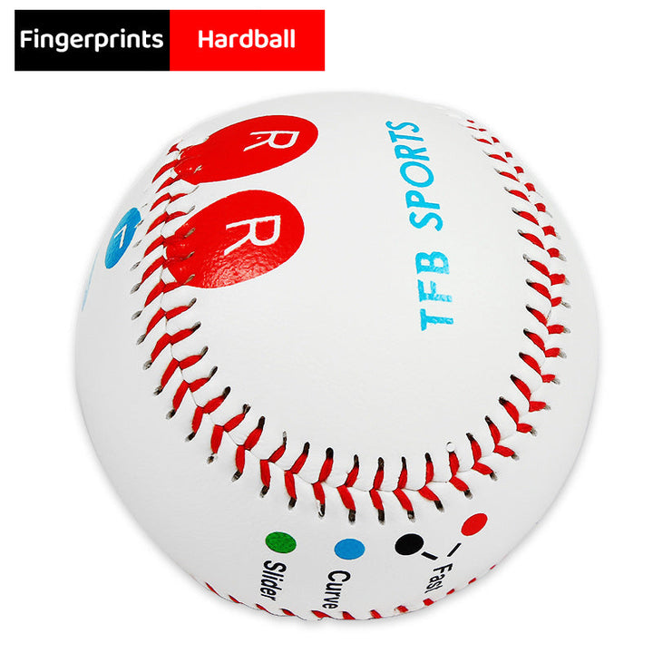 9-Inch Pitching Training Baseball with Grip Markers