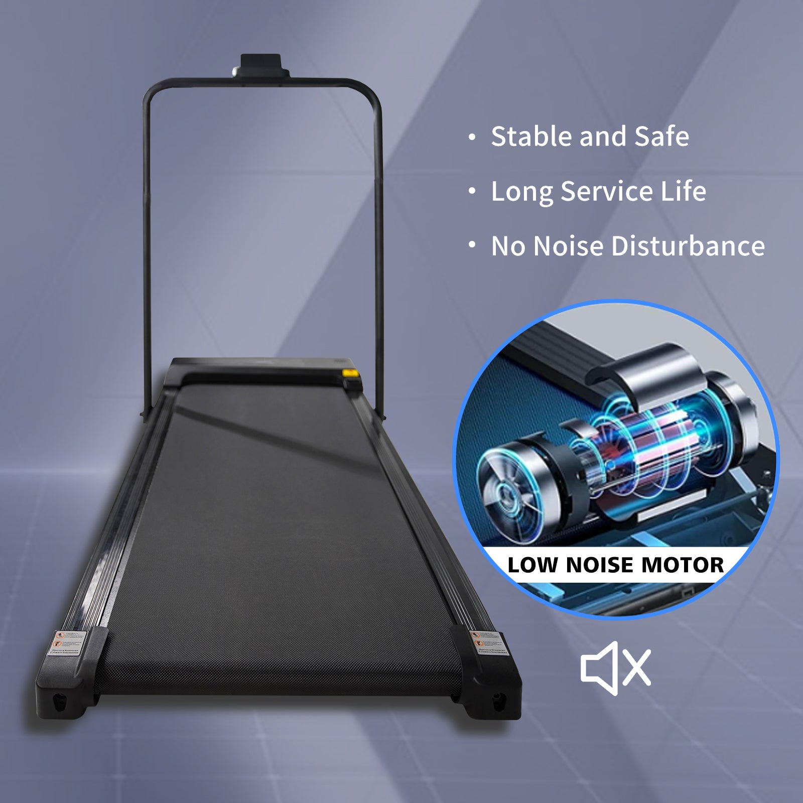 2-in-1 Folding Walking Pad Treadmill 240 lb