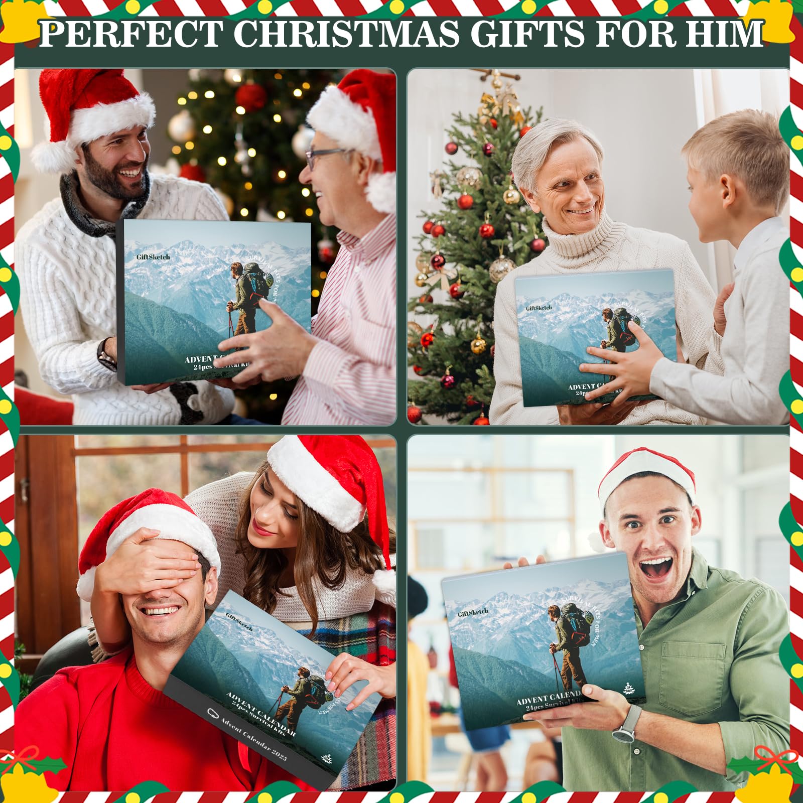 GiftSketch 2025 24-Day Survival Kit Advent Calendar