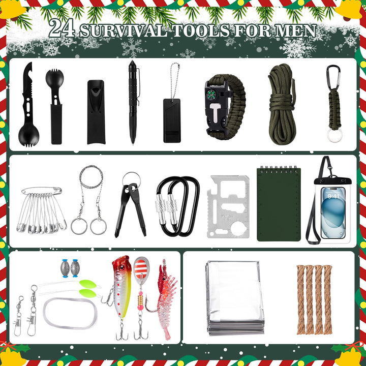 GiftSketch 2025 24-Day Survival Kit Advent Calendar