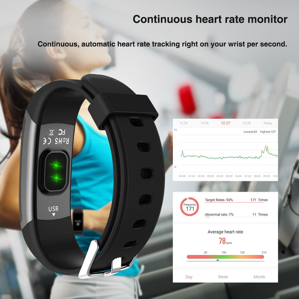 GT101 Waterproof Sports Smartwatch with Fitness Tracker