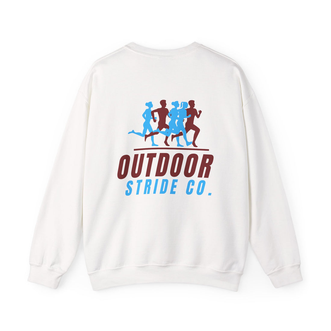 Outdoor Stride Co. Crewneck Sweatshirt — Running Graphic Pullover