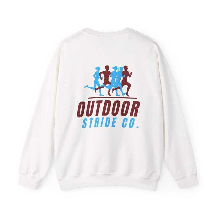 Outdoor Stride Co. Crewneck Sweatshirt — Running Graphic Pullover