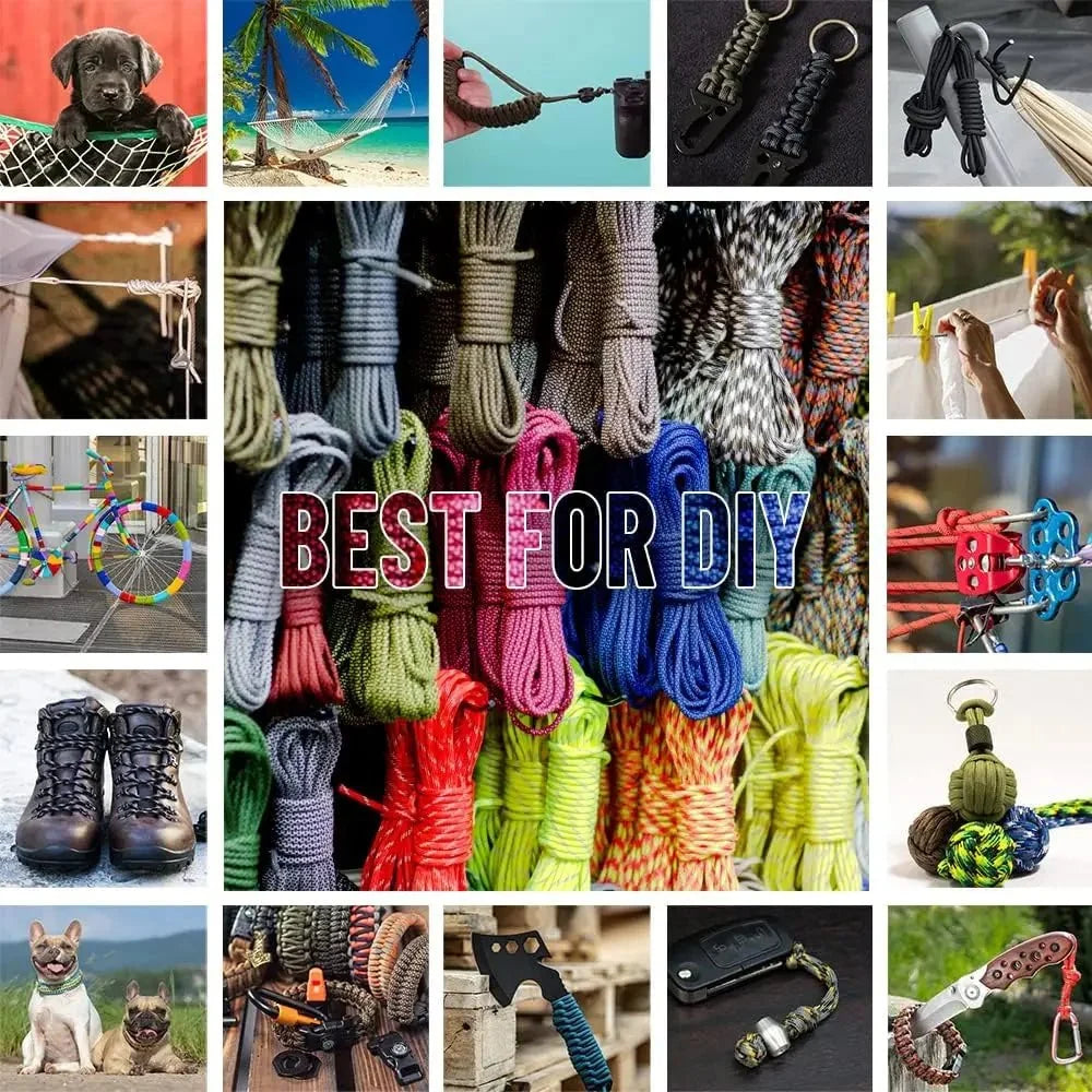 9-Core 650lb Tactical Paracord Survival Rope