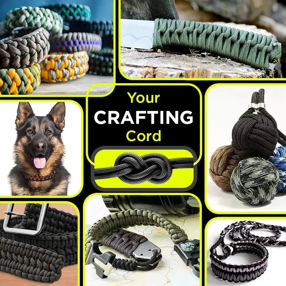 9-Core 650lb Tactical Paracord Survival Rope
