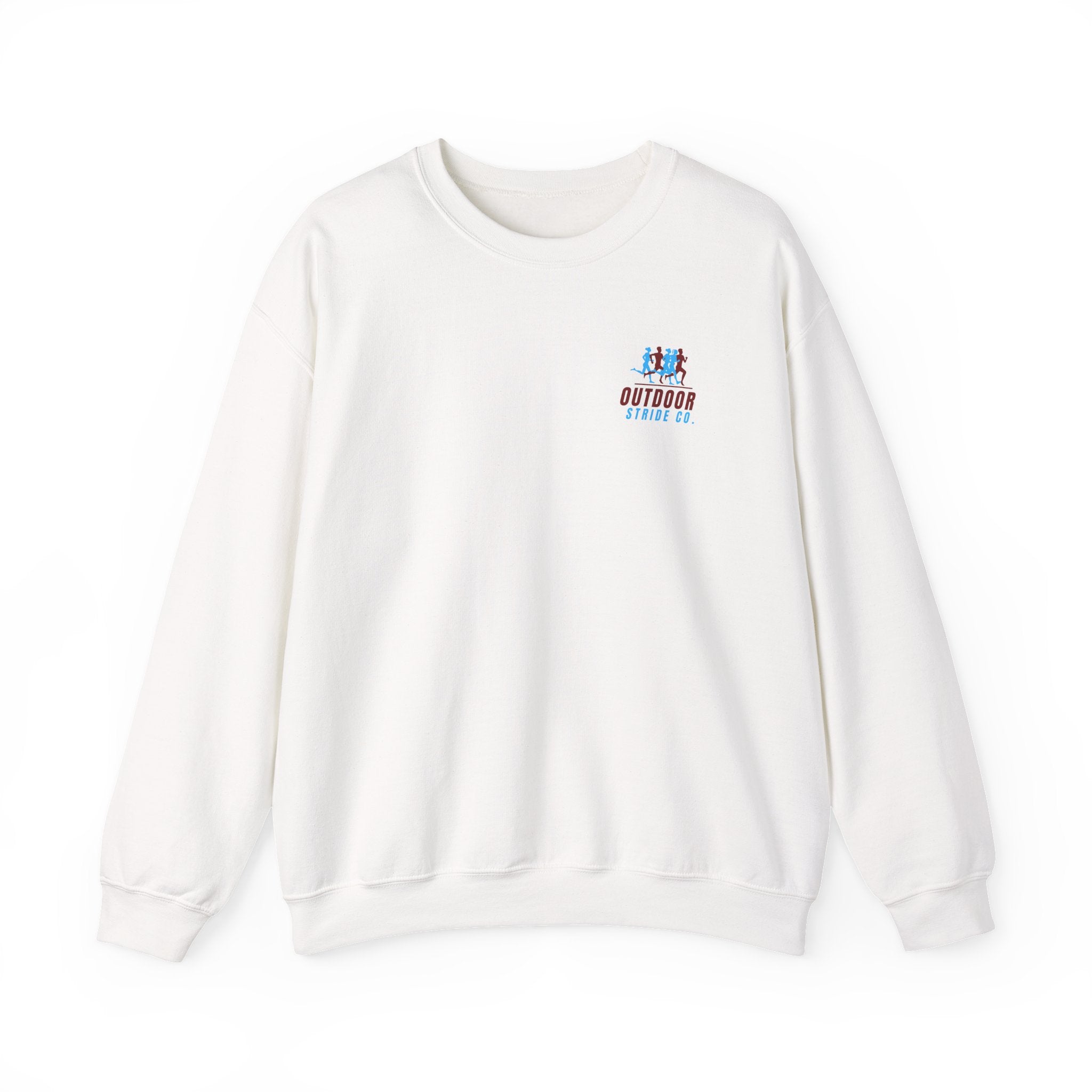 Outdoor Stride Co. Crewneck Sweatshirt — Running Graphic Pullover