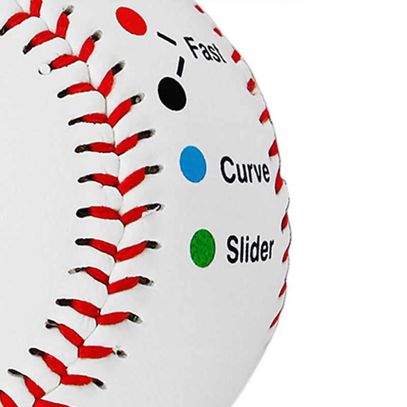 9-Inch Pitching Training Baseball with Grip Markers