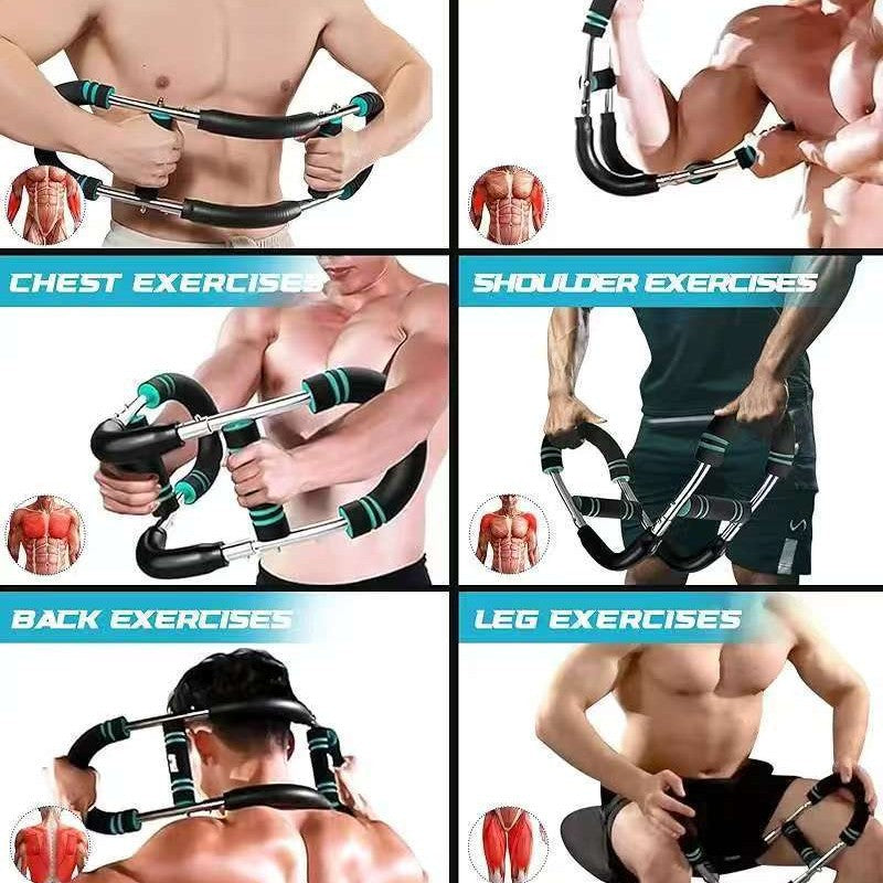 Adjustable U-Shaped Chest and Arm Strength Trainer
