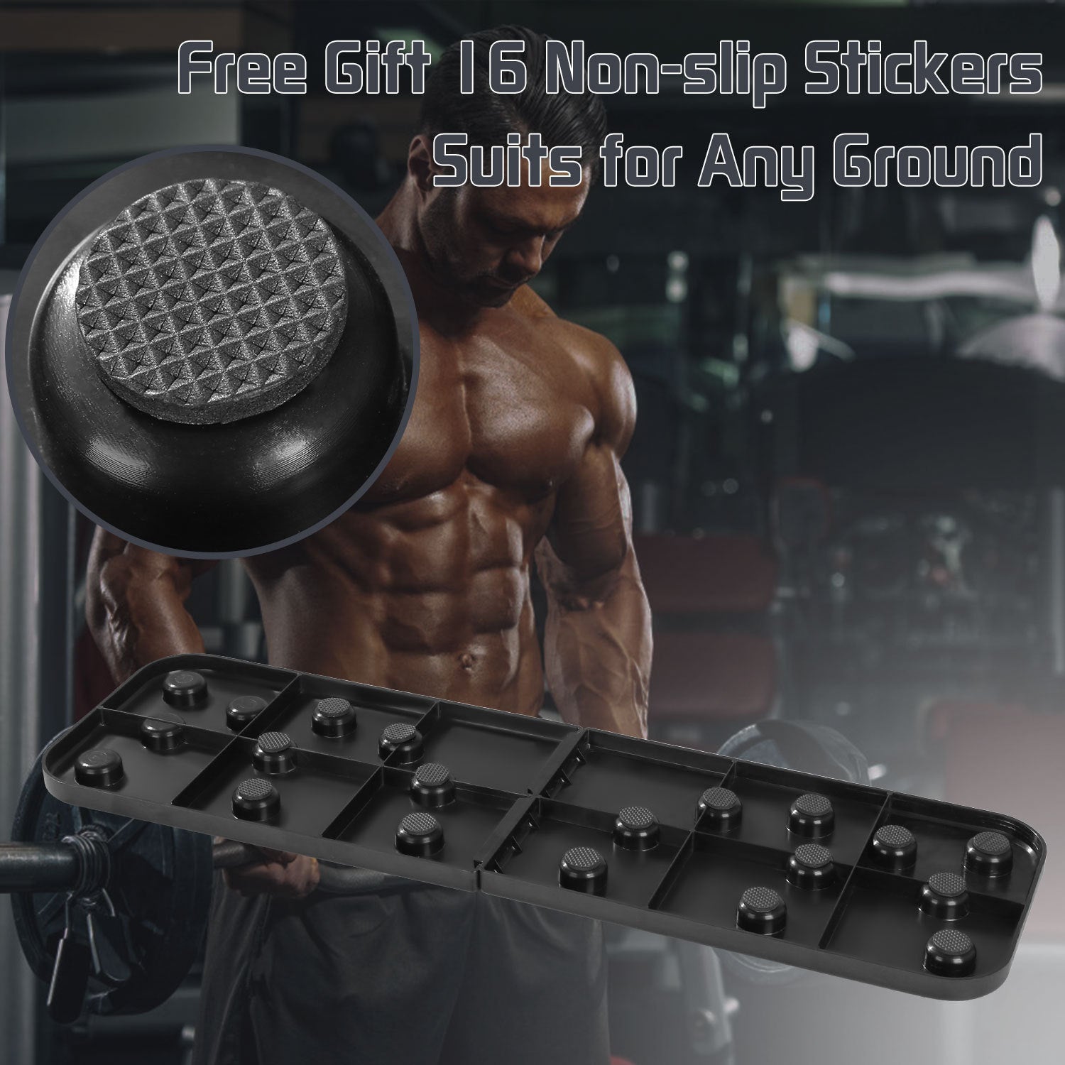 Foldable Multifunctional Push-Up Board for Home Fitness