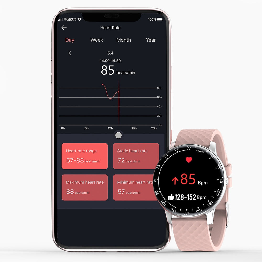 Smart Fitness Watch with Heart Rate Monitor