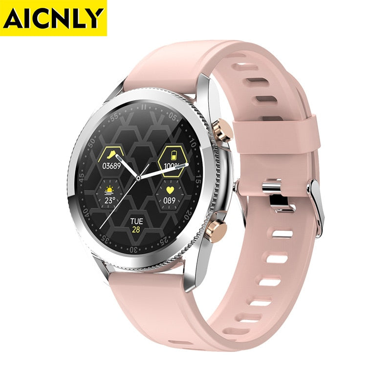 Bluetooth Waterproof Smartwatch with Fitness Weather Tracking