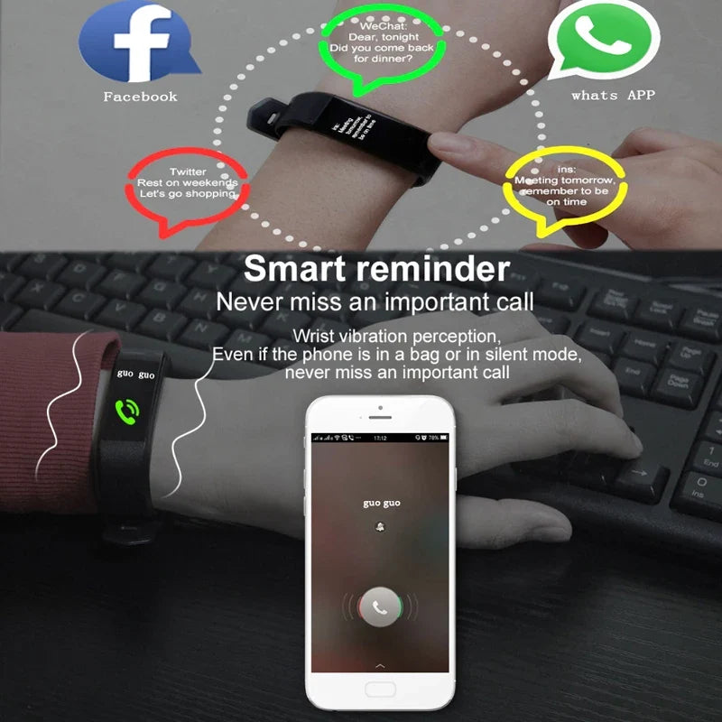 Smartwatch with Heart Rate and Fitness Tracking