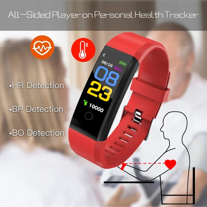 Smartwatch with Heart Rate and Fitness Tracking
