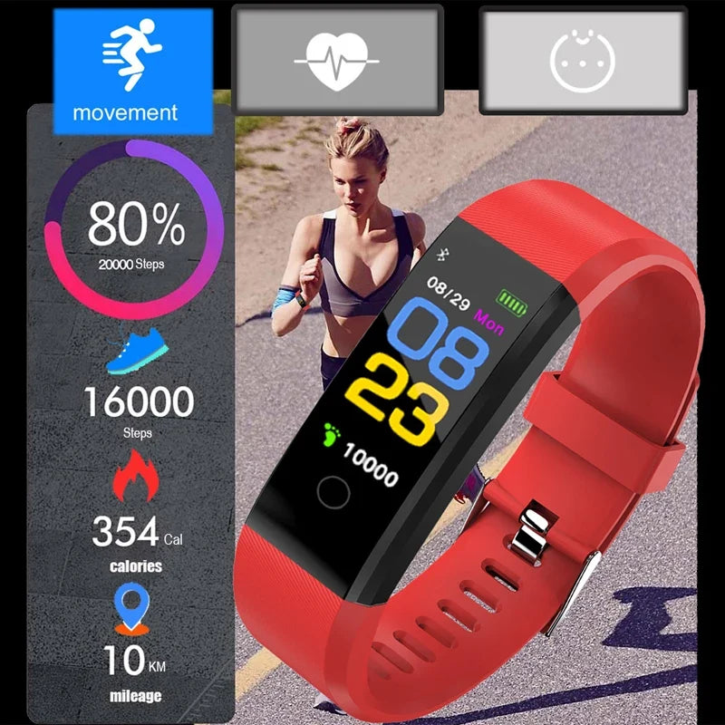 Smartwatch with Heart Rate and Fitness Tracking