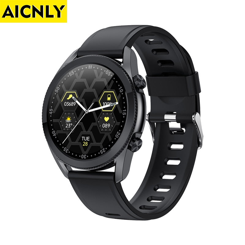 Bluetooth Waterproof Smartwatch with Fitness Weather Tracking