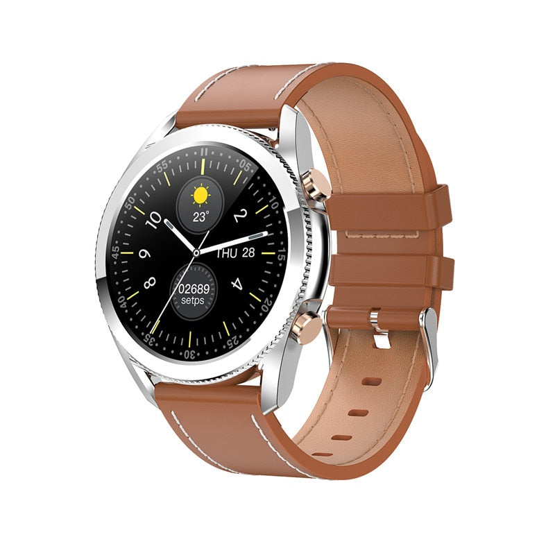 Bluetooth Waterproof Smartwatch with Fitness Weather Tracking