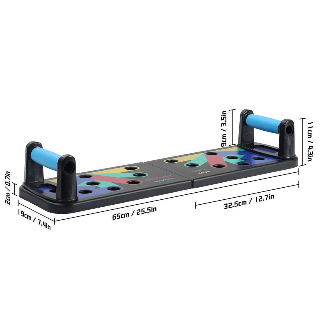 Foldable Multifunctional Push-Up Board for Home Fitness