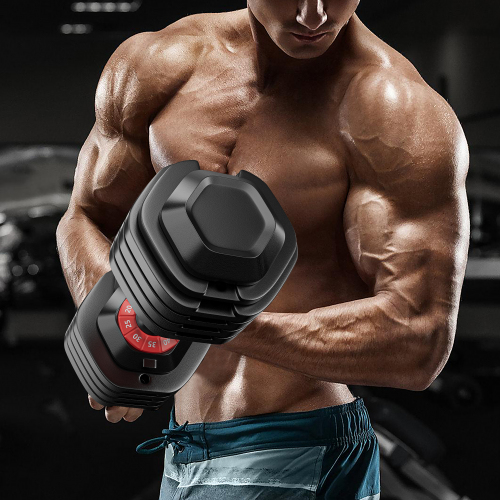 10-in-1 Adjustable Dumbbell Set 55 lb