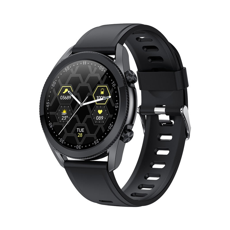 Bluetooth Waterproof Smartwatch with Fitness Weather Tracking