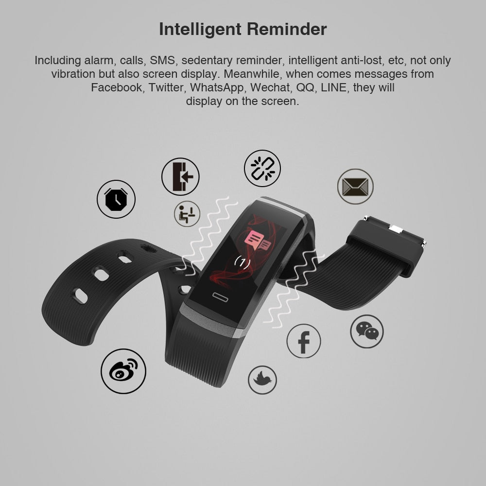 GT101 Waterproof Sports Smartwatch with Fitness Tracker