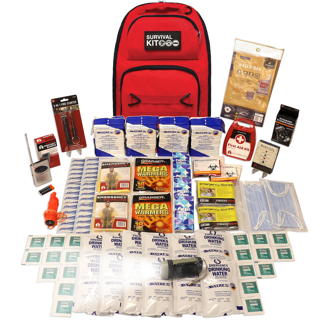 Prepared Survival Kit -  Emergency & Disaster Go Bag