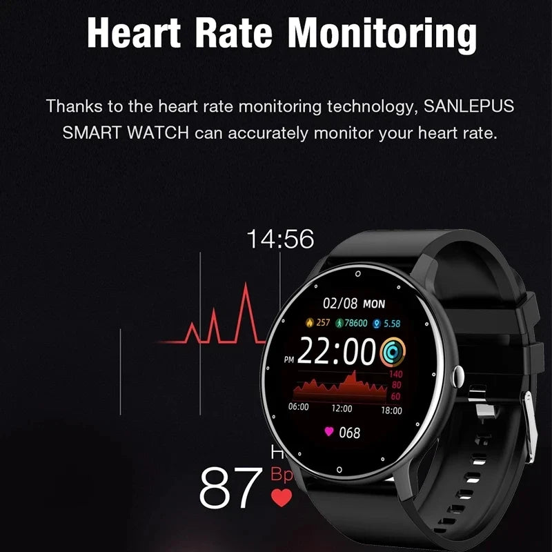 Smartwatch with Heart Rate Fitness Tracking