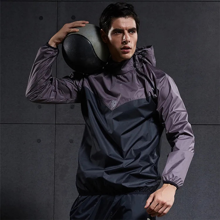 : Vansydical Men's Sweat Sports Jacket with Hood