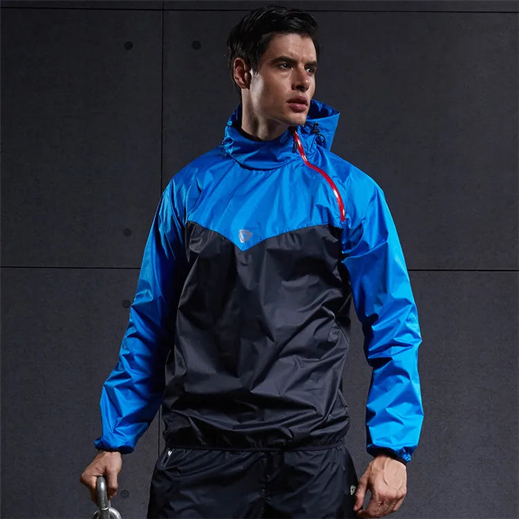 : Vansydical Men's Sweat Sports Jacket with Hood