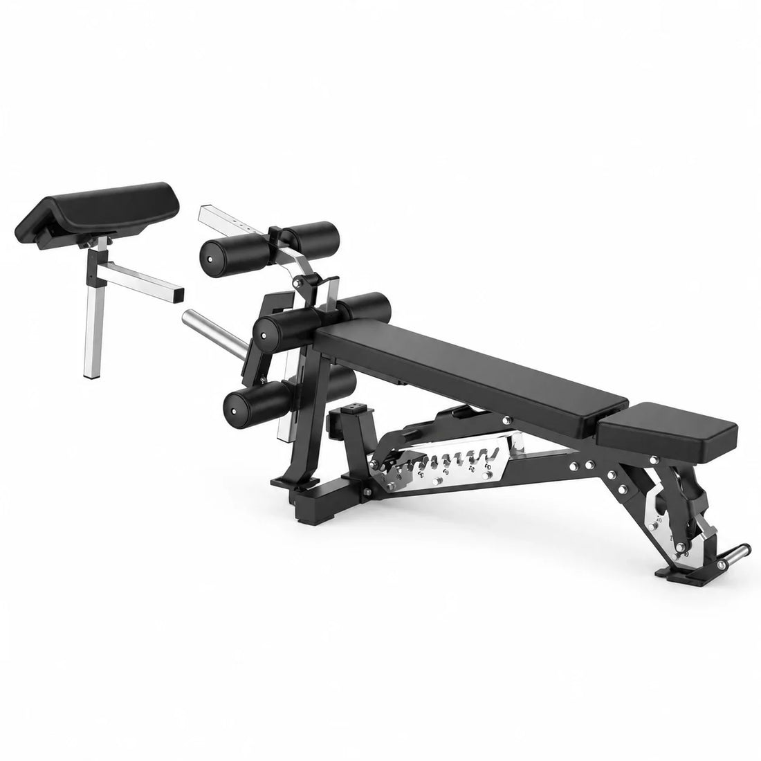 JXS-037C Adjustable Weight Bench with Leg & Curl Attachments