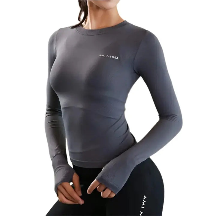 Women's Long Sleeve Yoga Fitness Activewear