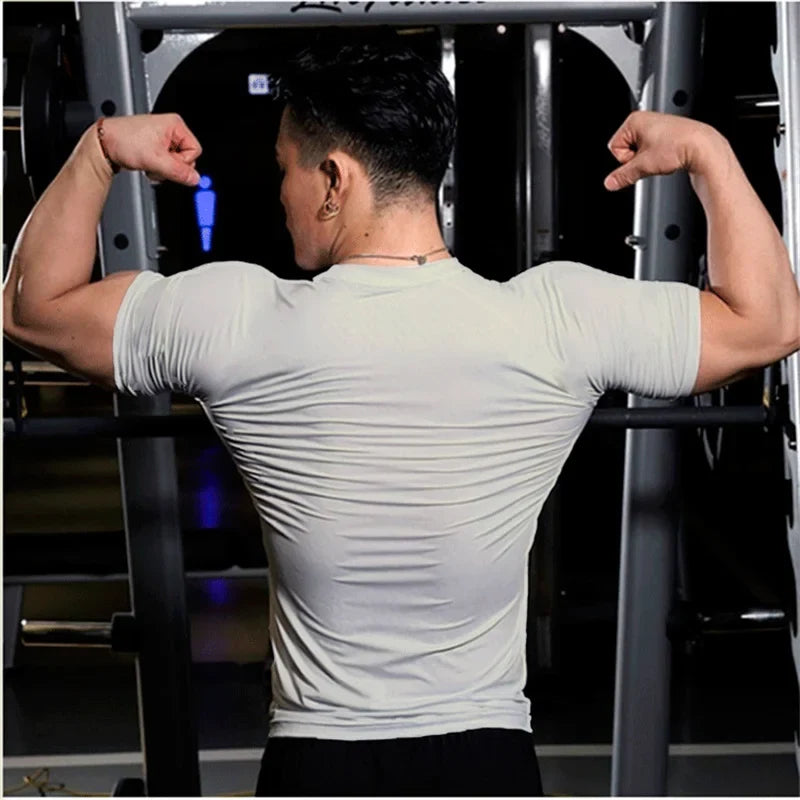 Men's Compression Quick-Dry Fitness Workout T-Shirt