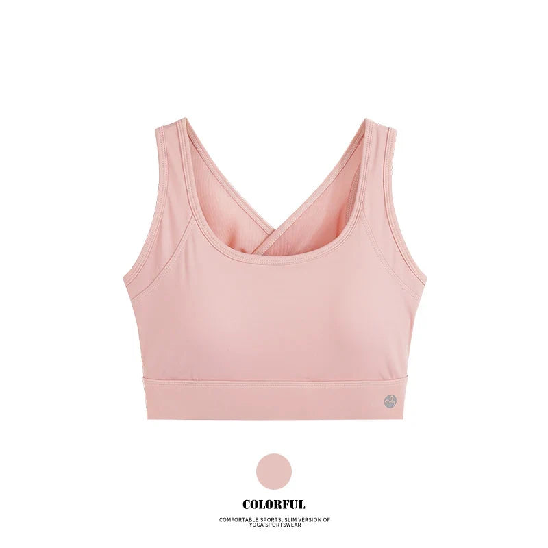 Women's High Support Padded Fitness Sports Bra