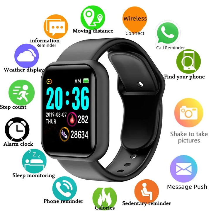 CHAONB Multifunctional Bluetooth Fitness Smartwatch