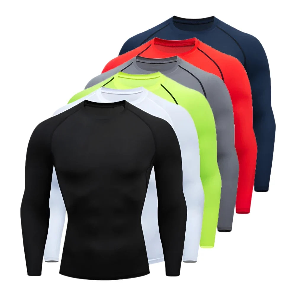 Men's Long Sleeve Spring Autumn Fitness T-Shirt